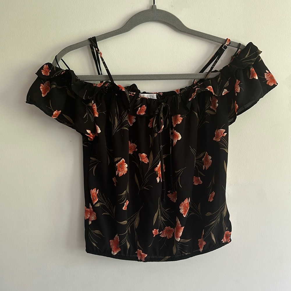 Cold shoulder blouse